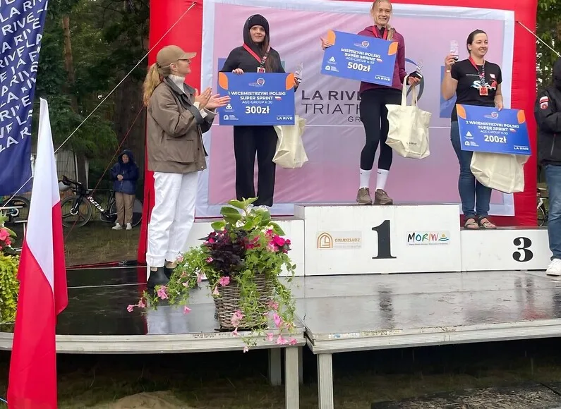 Pamela Broniarek zdobyła srebrny medal na Mistrzostwach Polski w triathlonie