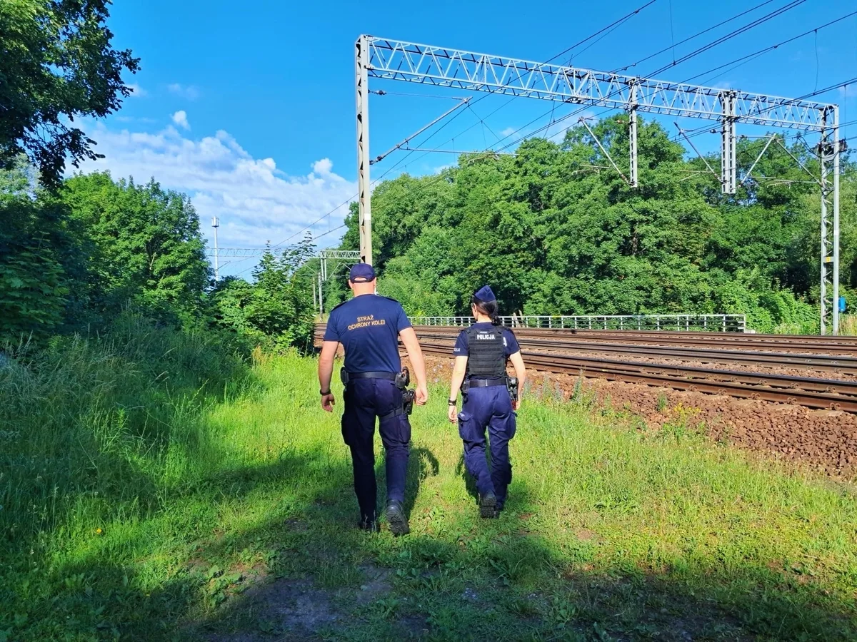 Wspólne działania Policji i Straży Ochrony Kolei w ramach akcji „Aktywna Tarcza”