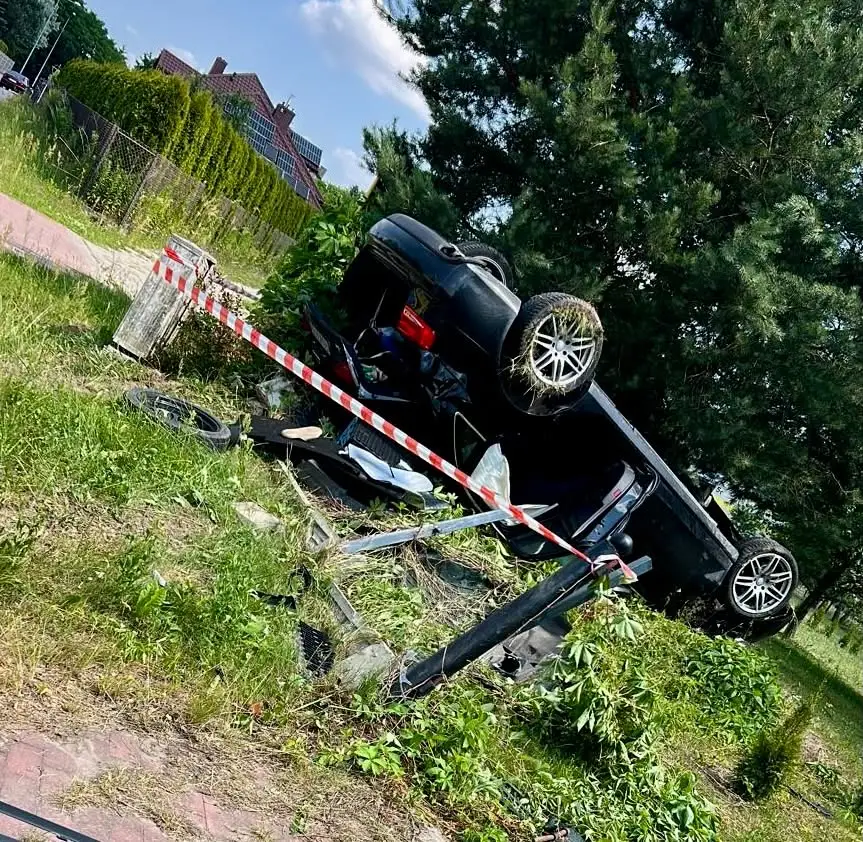 Niebezpieczne zdarzenie drogowe w Radomsku