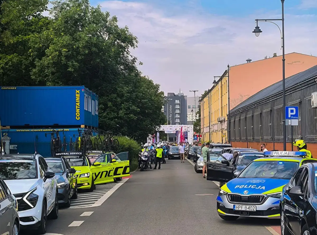 Zabezpieczenie policyjne podczas 37. Międzynarodowego Wyścigu Kolarskiego „Solidarności” i Olimpijczyków