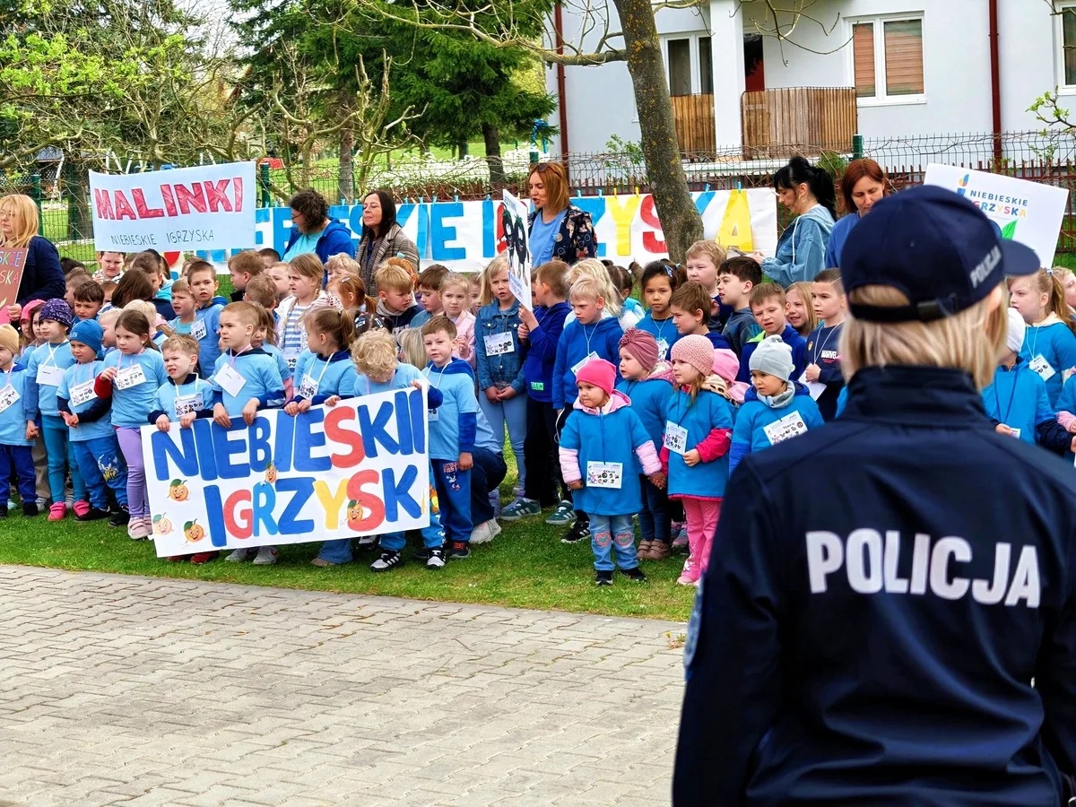 Udział skierniewickich policjantów w Niebieskich Igrzyskach