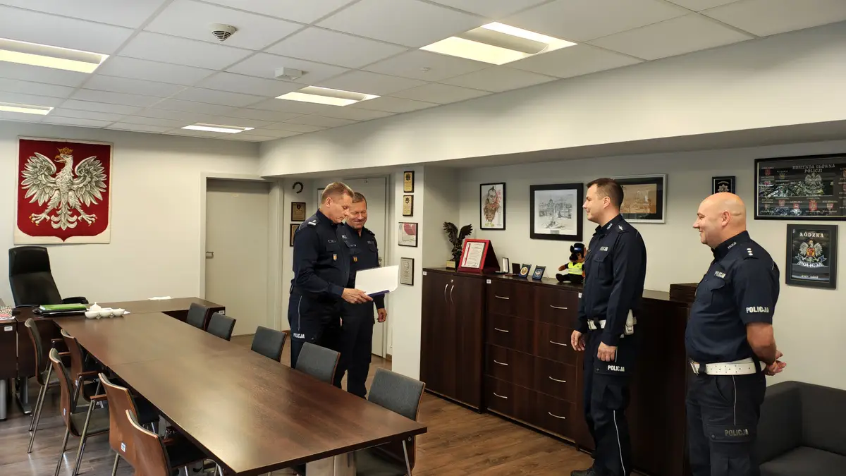 Docenienie postawy policjanta za pomoc w trudnej sytuacji