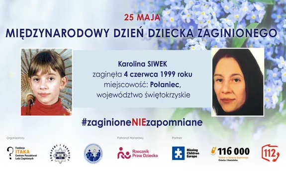 #zaginioneNIEzapomniane – sprawa zaginięcia Karoliny