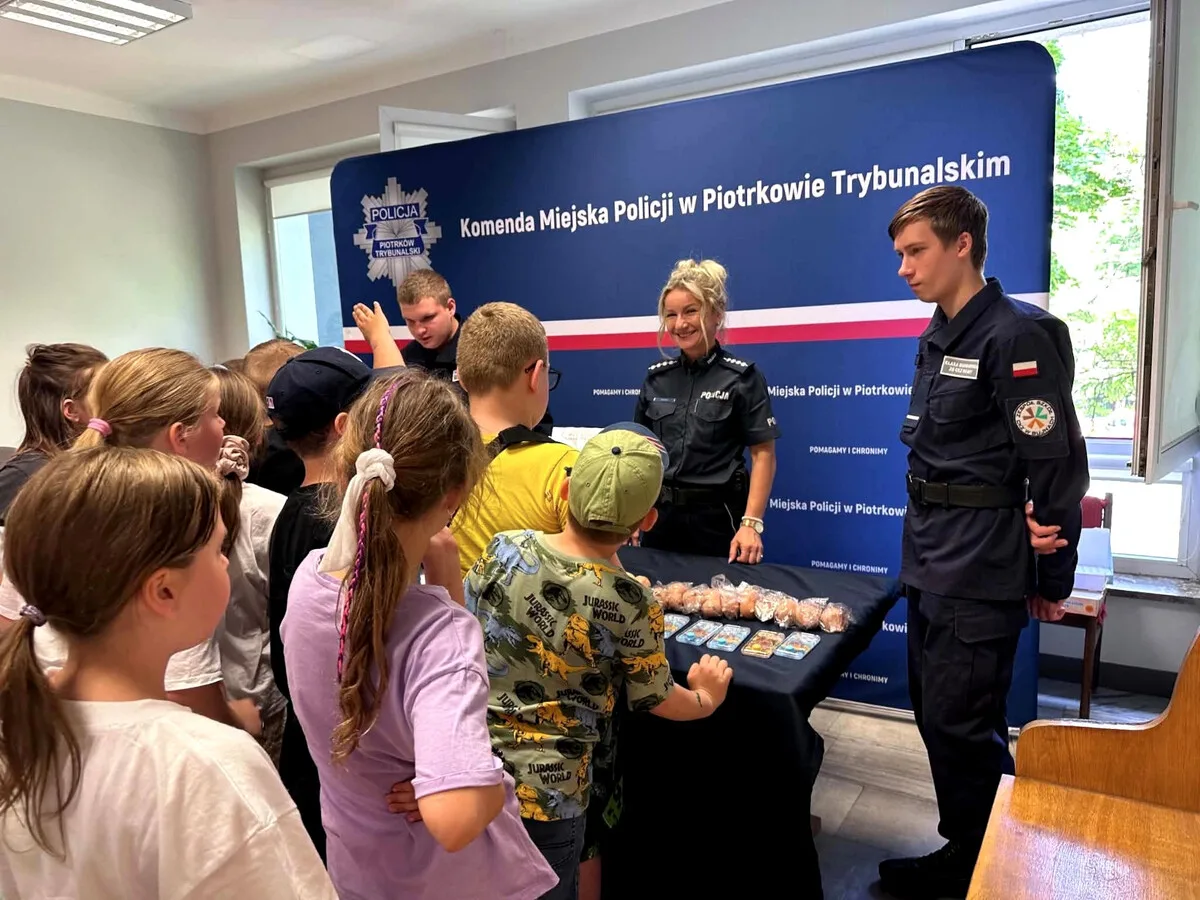 Dzień Dziecka w Komendzie Miejskiej Policji w Piotrkowie