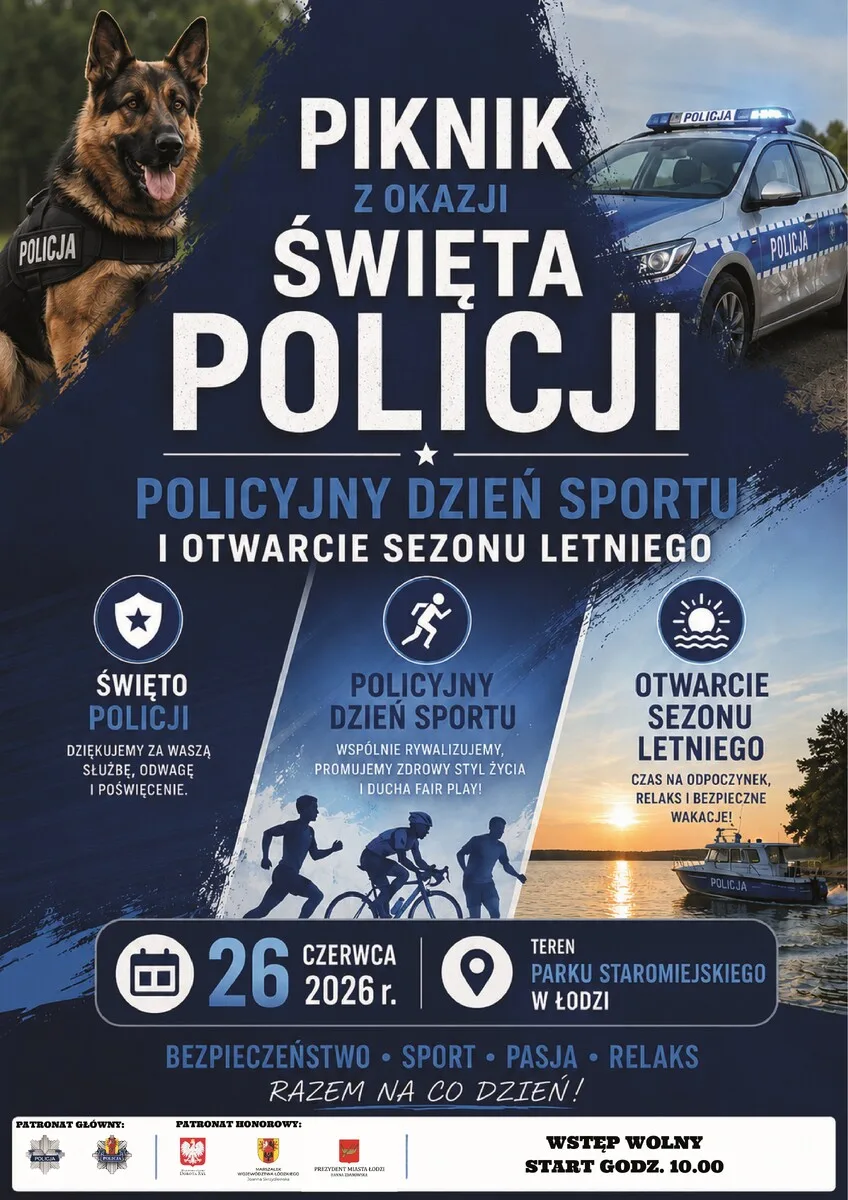 Piknik z okazji Święta Policji w Łodzi