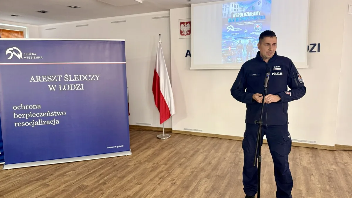 Szkolenie funkcjonariuszy Aresztu Śledczego i Wydziału Konwojowego KWP w Łodzi