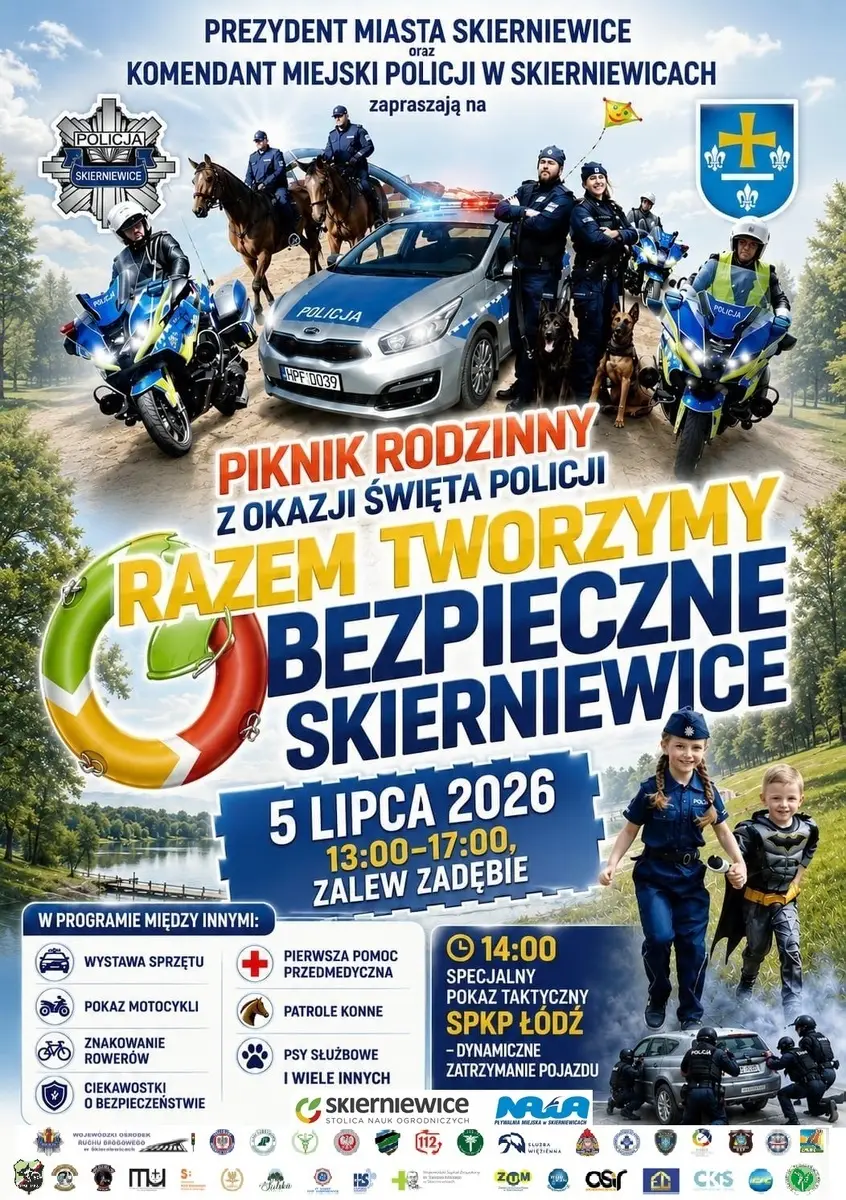Piknik Rodzinny z okazji Święta Policji w Skierniewicach
