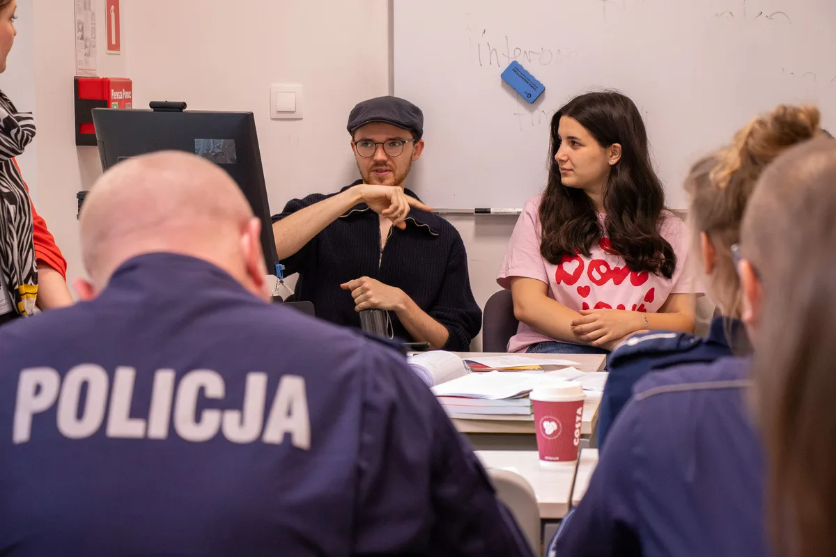 Warsztaty językowe dla łódzkich policjantów w ramach projektu TEAM UP