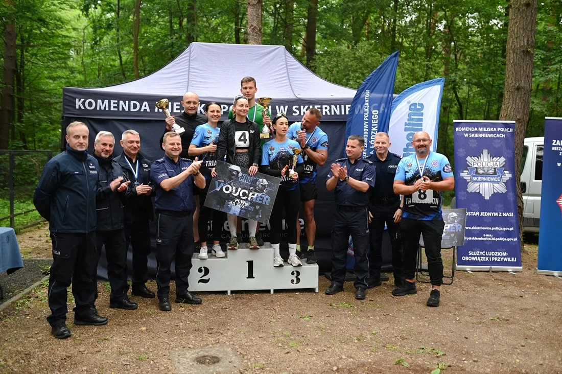 Sukces policjantów z Tomaszowa na Skierniewickim Triathlonie o Puchar Komendanta Wojewódzkiego Policji w Łodzi