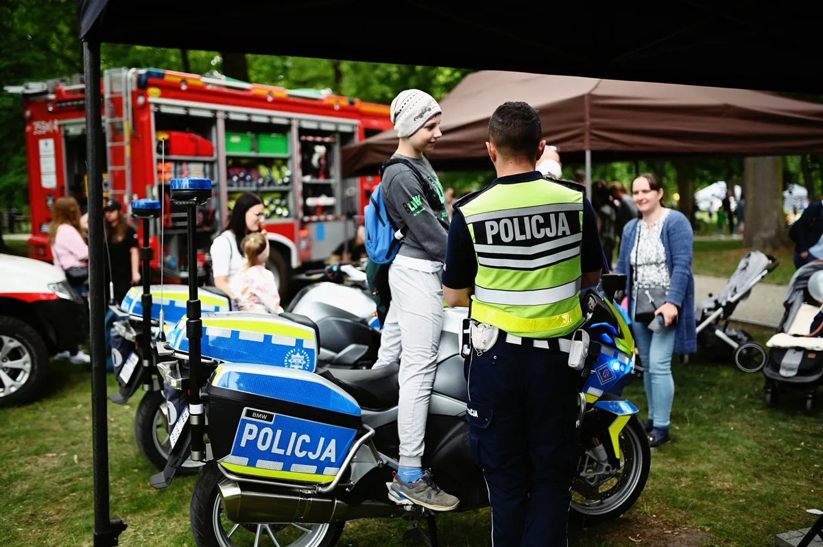 Dzień Dziecka z policjantami w Skierniewicach i Głuchowie