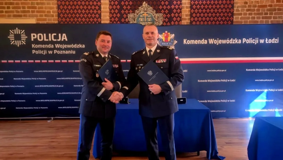 Współpraca policji z Poznania i Łodzi na Jeziorsku