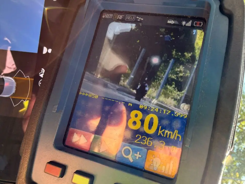 Kierowca hulajnogi zatrzymany za jazdę z prędkością 80 km/h