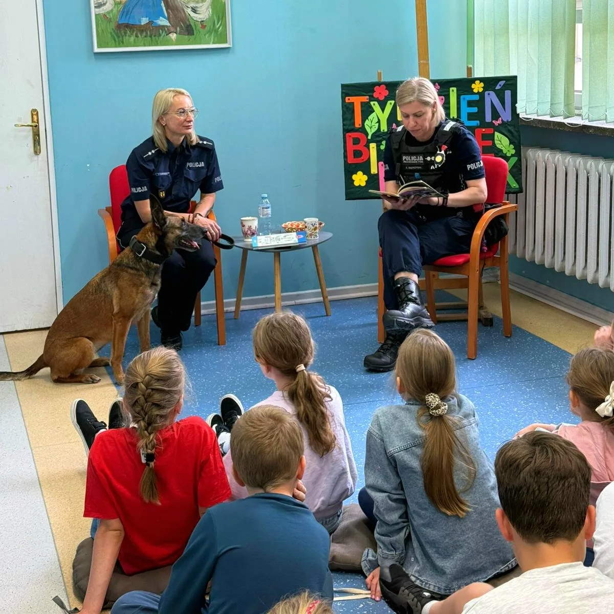 Policjantki z Skierniewic wzięły udział w czytaniu dla dzieci