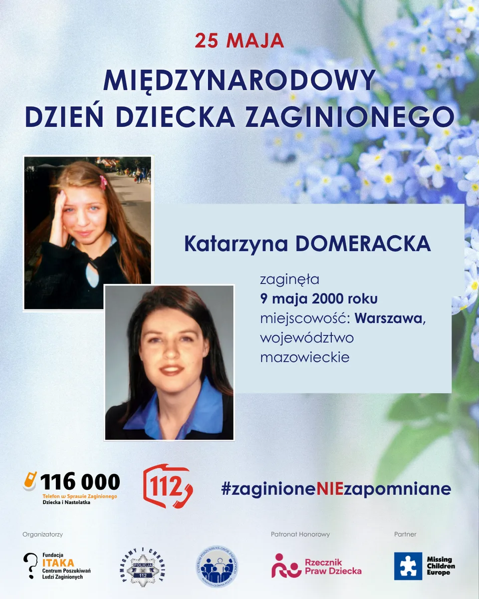 #zaginioneNIEzapomniane - zaginięcie Katarzyny Domerackiej
