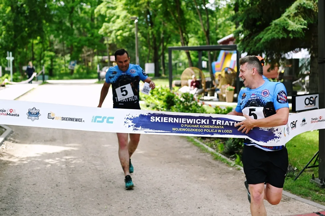 Pierwsza edycja Triathlonu w Skierniewicach o Puchar Komendanta Wojewódzkiego Policji