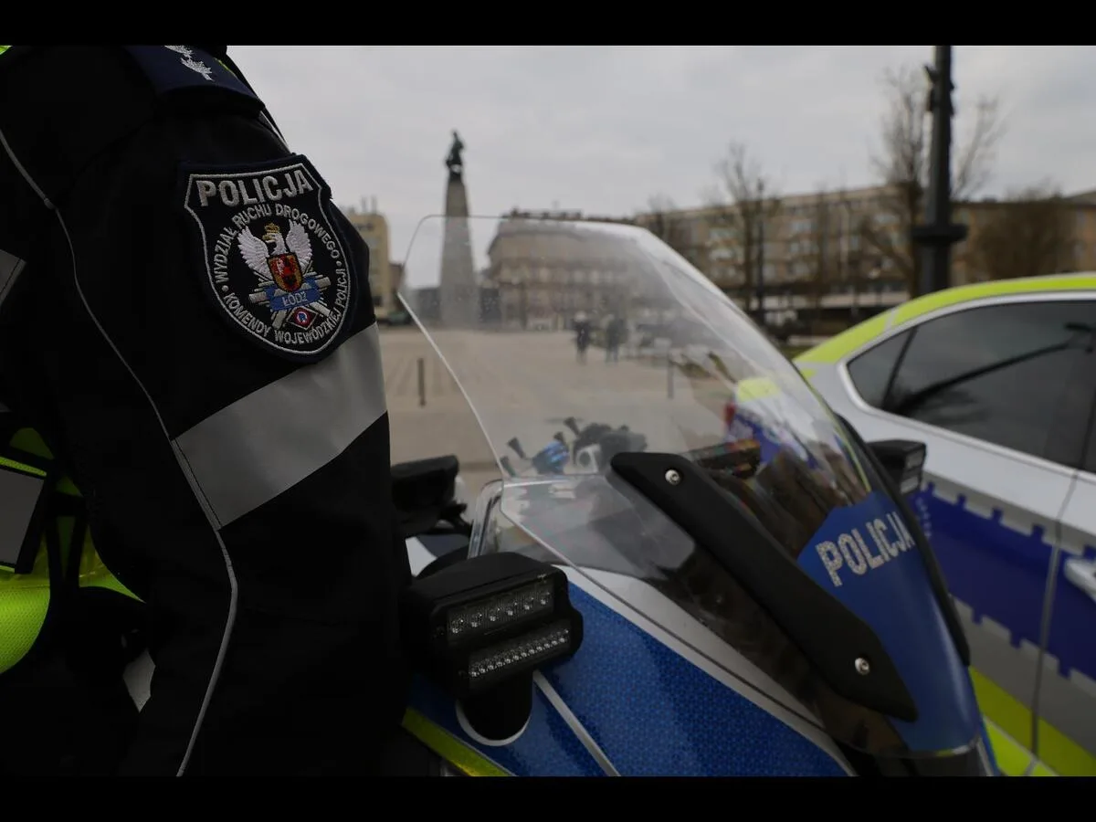 Akcja „BEZPIECZNY MOTOCYKLISTA” w Łodzi